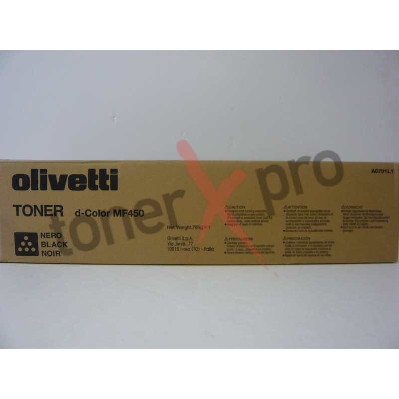 OLIVETTI TONER BLACK D COLOR MF450 ORIGINAL B0651 OLIVETTI TONER BLACK D COLOR MF450 ORIGINAL B0651