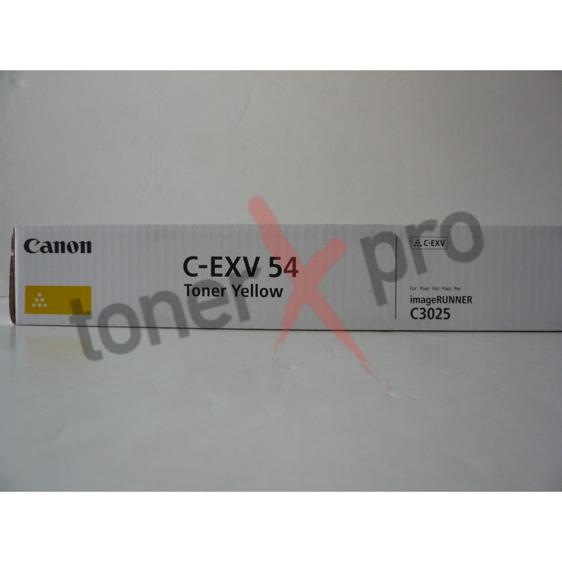 CANON TONER YELLOW IMAGERUNNER C3025i ORIGINAL 1397C002 CEXV54Y