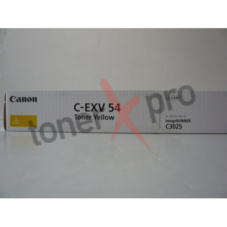 CANON TONER YELLOW IMAGERUNNER C3025i ORIGINAL CEXV54Y