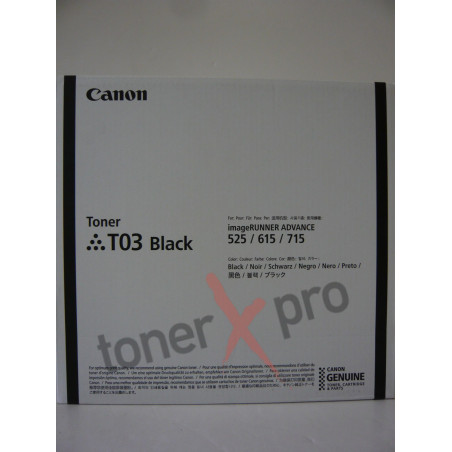 CANON TONER IMAGERUNNER ADVANCE 525 ORIGINAL 2725C001 T03