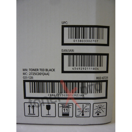 CANON TONER IMAGERUNNER ADVANCE 525 ORIGINAL 2725C001 T03