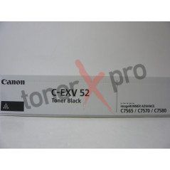 CANON TONER BLACK IMAGERUNNER ADVANCE C7565 ORIGINAL CEXV52