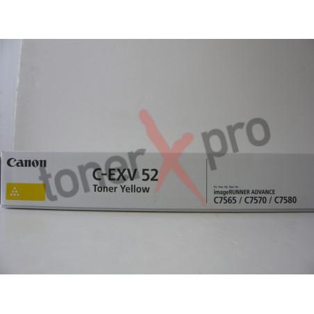 CANON TONER YELLOW IMAGERUNNER ADVANCE C7565 ORIGINAL CEXV52