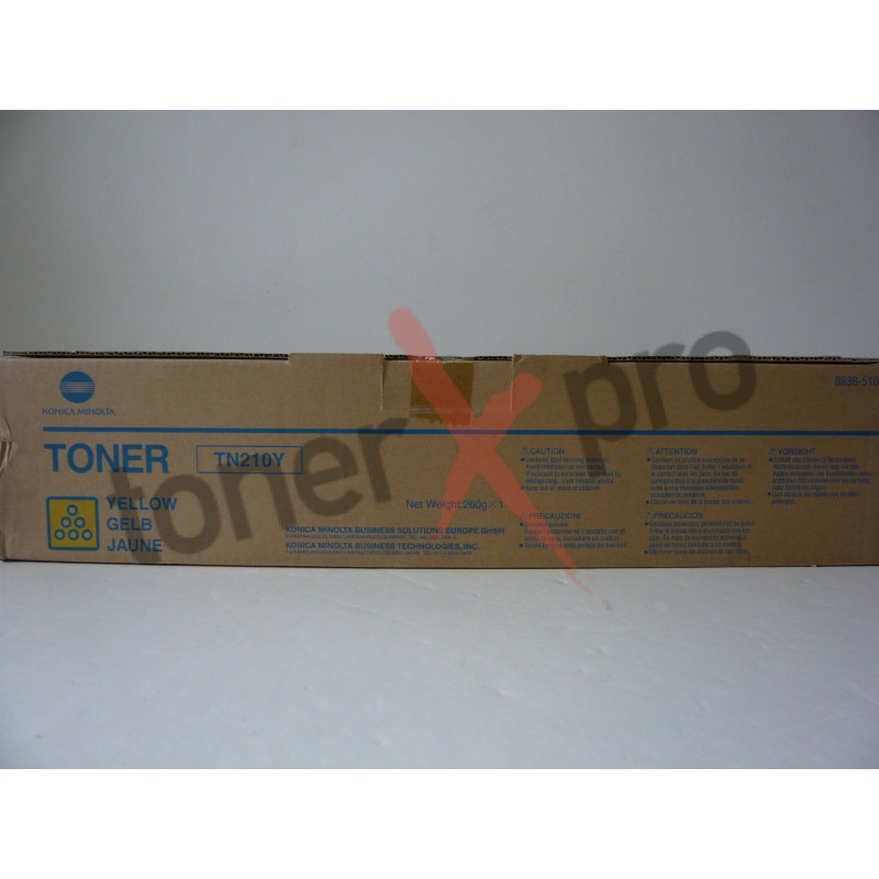 MINOLTA TONER YELLOW BIZHUB C250 ORIGINAL TN210 TN210Y 8938510