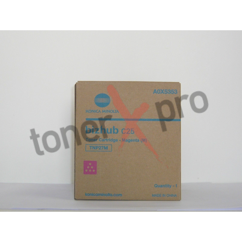 MINOLTA TONER MAGENTA BIZHUB C25 ORIGINAL TNP27 TNP27M A0X5353 MINOLTA TONER MAGENTA BIZHUB C25 ORIGINAL TNP27 TNP27M A0X5353