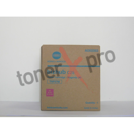 MINOLTA TONER MAGENTA BIZHUB C25 ORIGINAL TNP27M A0X5353