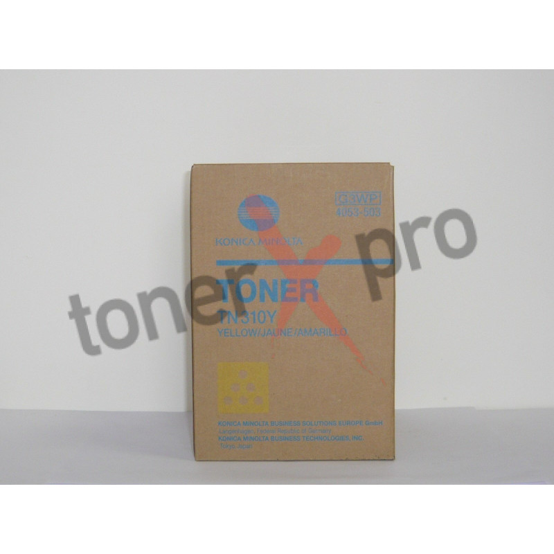 MINOLTA TONER YELLOW BIZHUB C350 ORIGINAL TN310 TN310Y 4053503 MINOLTA TONER YELLOW BIZHUB C350 ORIGINAL TN310 TN310Y 4053503