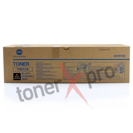 MINOLTA TONER BLACK BIZHUB PRO C6501 ORIGINAL TN612K A0VW150