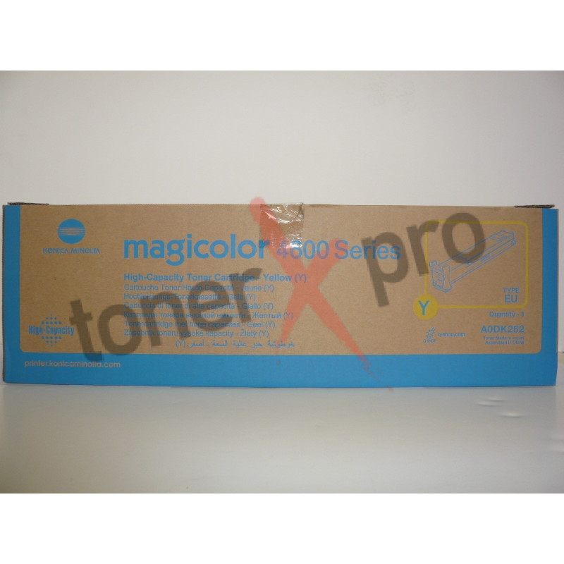 MINOLTA TONER YELLOW MAGICOLOR 4600 ORIGINAL AODK252 MINOLTA TONER YELLOW MAGICOLOR 4600 ORIGINAL AODK252