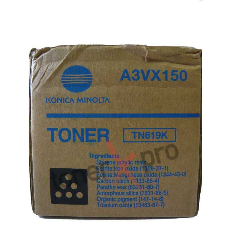 MINOLTA TONER BLACK BIZHUB PRESS C1060 ORIGINAL TN619K A3VX150 MINOLTA TONER BLACK BIZHUB PRESS C1060 ORIGINAL TN619K A3VX150