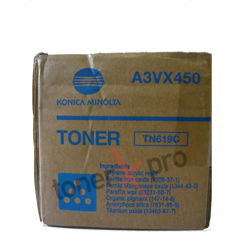 MINOLTA TONER CYAN BIZHUB PRESS C1060 ORIGINAL TN619C A3VX450
