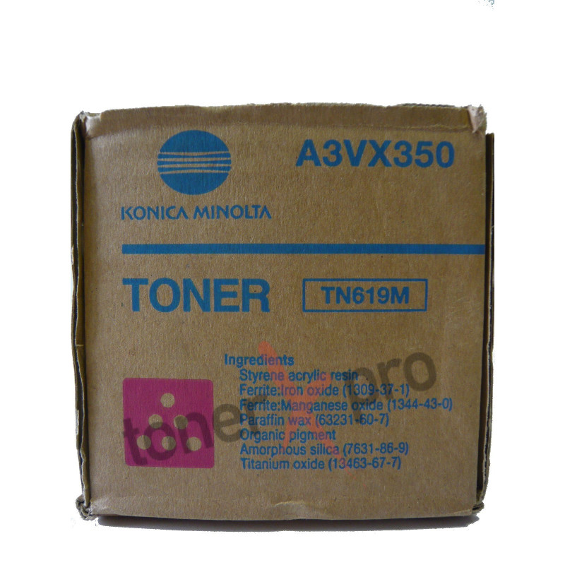 MINOLTA TONER MAGENTA BIZHUB PRESS C1060 ORIGINAL TN619M A3VX350