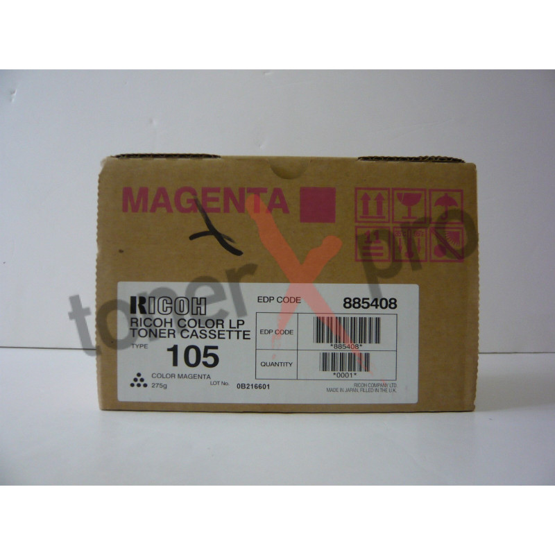 RICOH TONER MAGENTA AP3800 ORIGINAL 885408 TYPE 105M