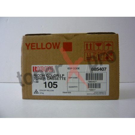 RICOH TONER YELLOW AP3800 ORIGINAL 885407