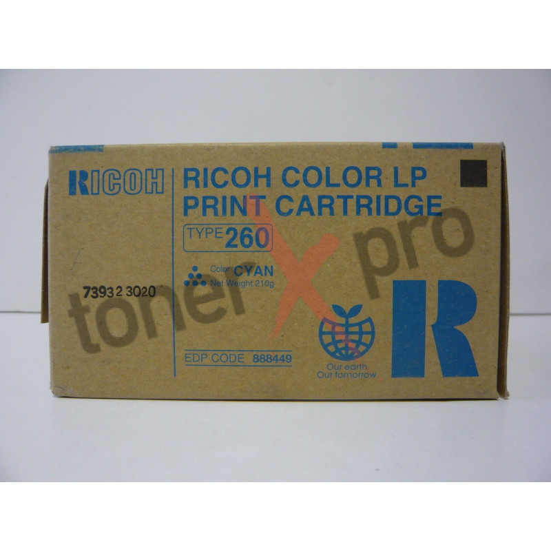 RICOH TONER CYAN CL7200 ORIGINAL TYPE260 888449