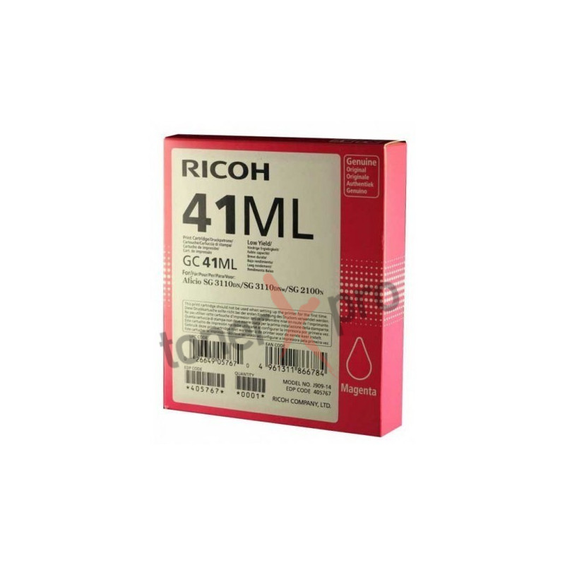 RICOH TONER MAGENTA SG2100 ORIGINAL 405767 GC41ML