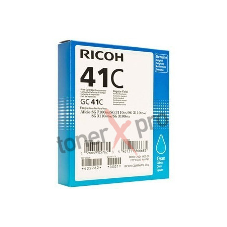 RICOH TONER CYAN SG3110 ORIGINAL 405762 GC41C