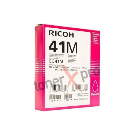 RICOH TONER MAGENTA SG3110 405763 GC41M