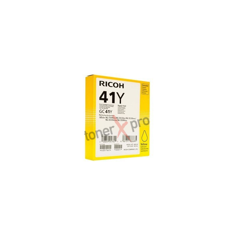 RICOH TONER YELLOW SG3110 ORIGINAL 405764 GC41Y