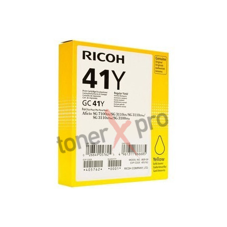RICOH TONER YELLOW SG3110 ORIGINAL 405764 GC41Y