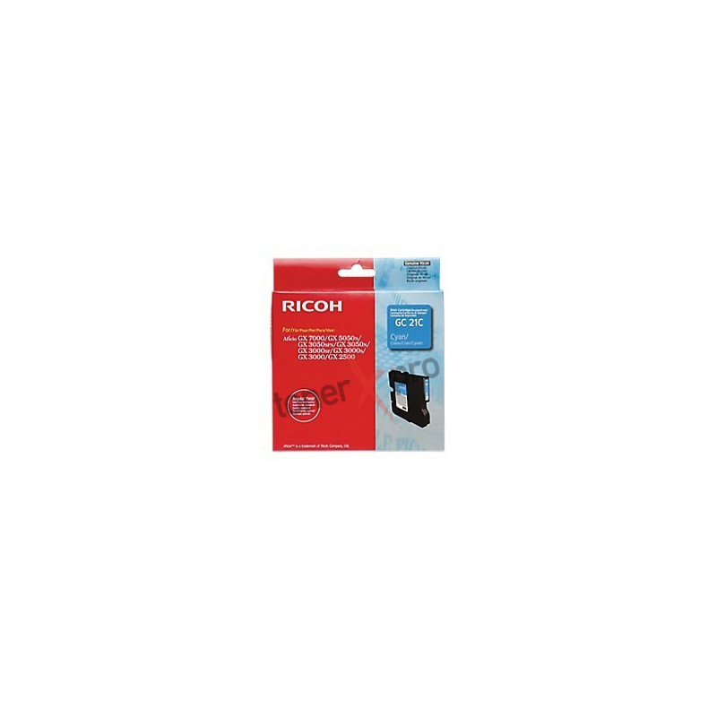 RICOH TONER GEL CYAN GX2500 ORIGINAL 405533 GC21C