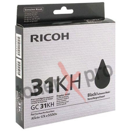 RICOH TONER GEL BLACK GXe5550 ORIGINAL 405701 GC31KH