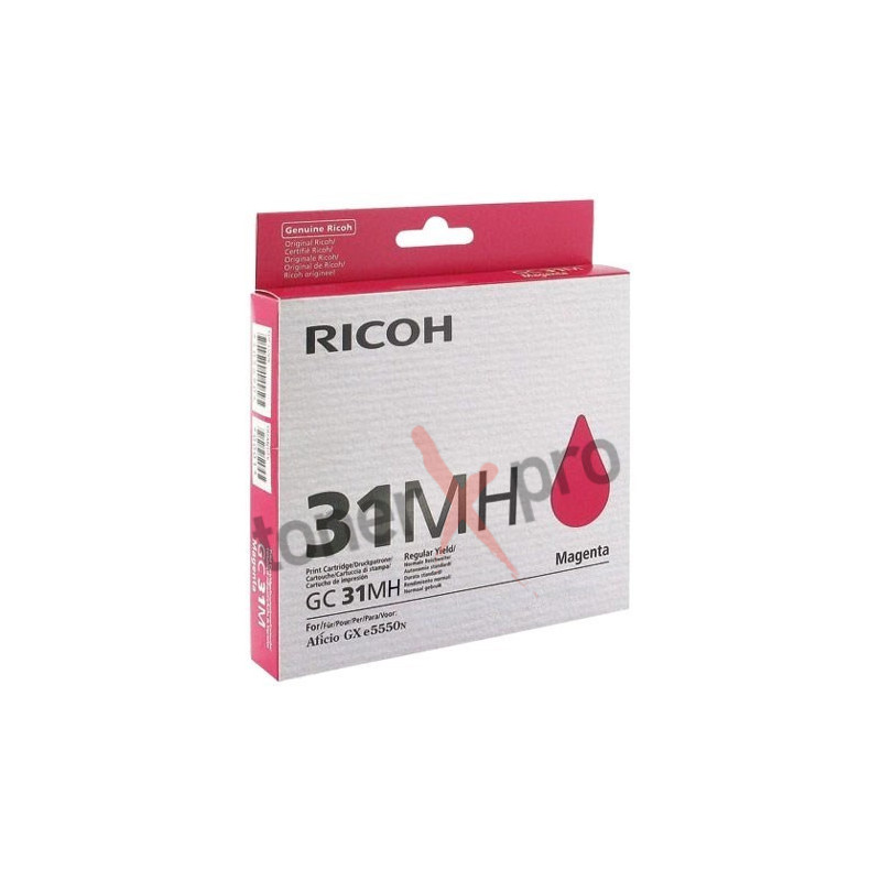 RICOH TONER GEL MAGENTA GXe5550 ORIGINAL 405703 GC31MH