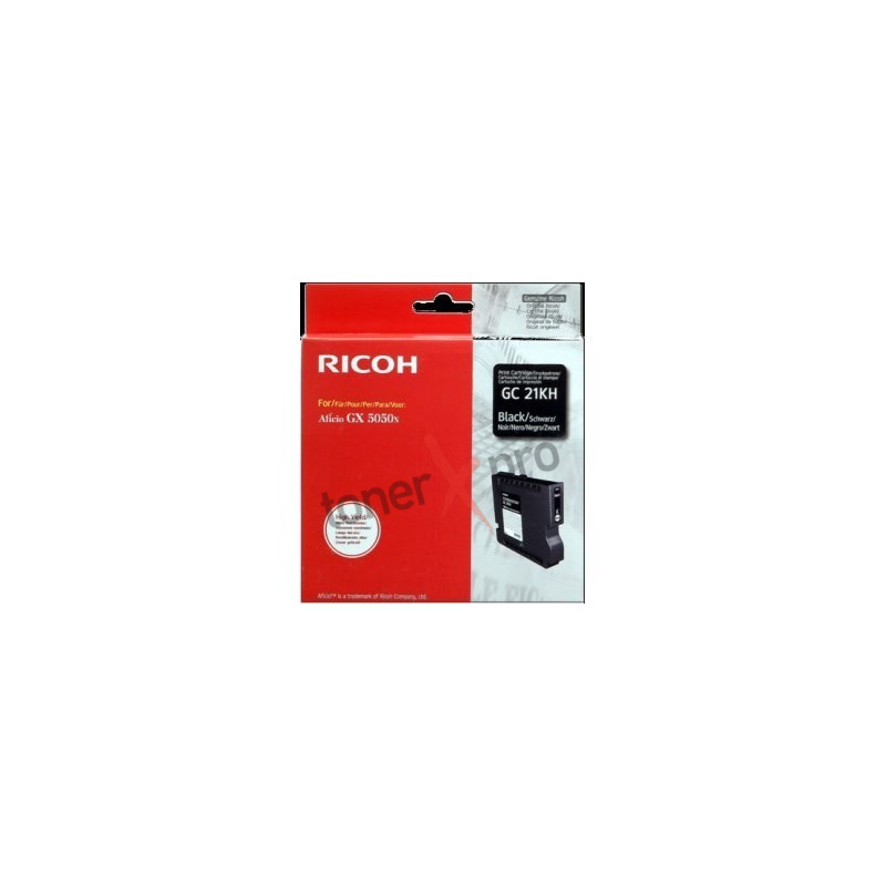 RICOH TONER GEL BLACK GX7000 ORIGINAL 405536 GC21KH