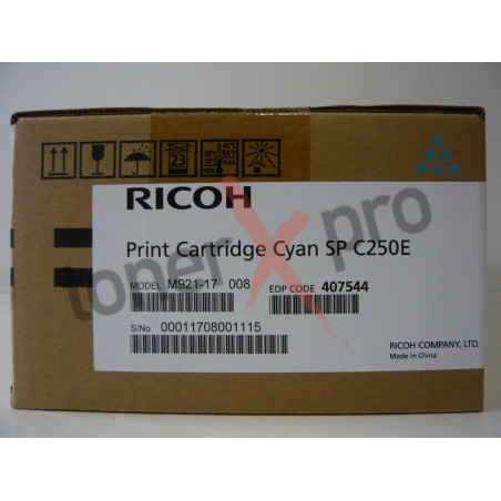 RICOH TONER CYAN SPC250E ORIGINAL 407544