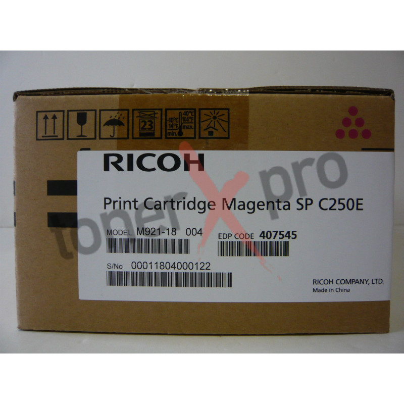 RICOH TONER MAGENTA SPC250E ORIGINAL 407545