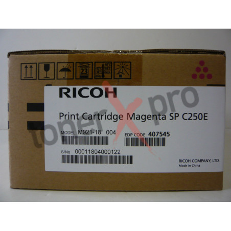 RICOH TONER MAGENTA SPC250E ORIGINAL 407545