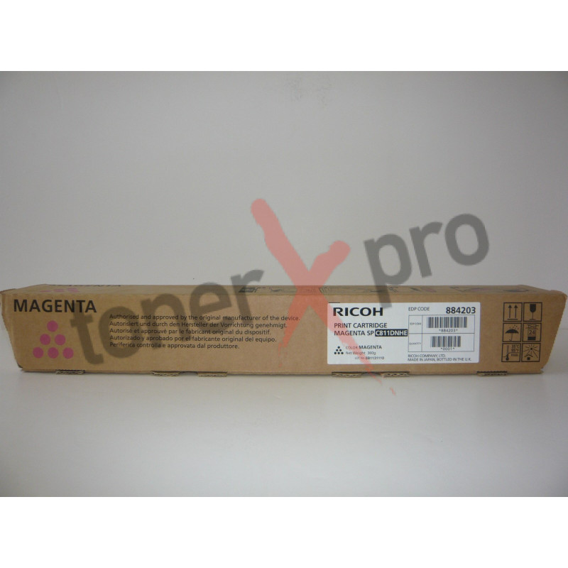RICOH TONER MAGENTA SPC811DN ORIGINAL 884203 SP C811