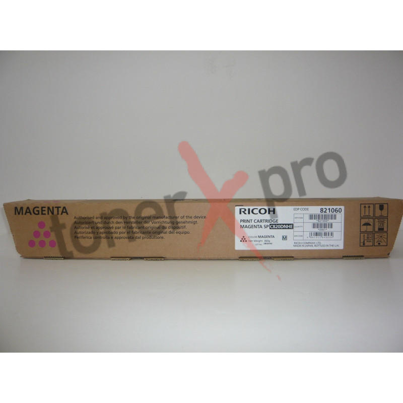 RICOH TONER MAGENTA SPC820 ORIGINAL 821060 SP C820DNHE