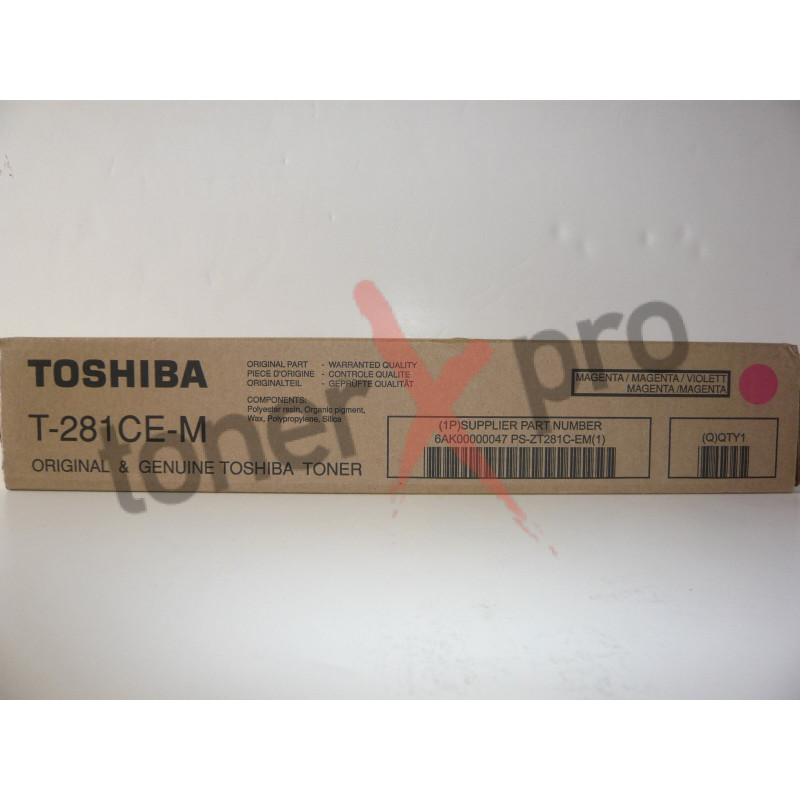 TOSHIBA TONER MAGENTA E STUDIO 281 ORIGINAL T281CE T281CEM TOSHIBA TONER MAGENTA E STUDIO 281 ORIGINAL T281CE T281CEM