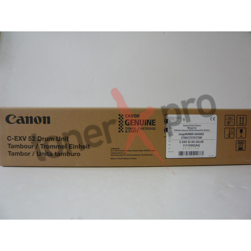 CANON DRUM UNIT COLOR (CYAN, MAGENTA, YELLOW) IMAGERUNNER ADVANCE C7565 ORIGINAL 1111C002 CEXV52