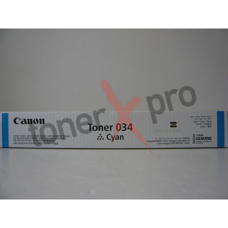 CANON TONER CYAN IMAGERUNNER C1225 ORIGINAL T034C