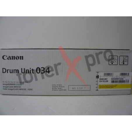CANON DRUM UNIT YELLOW IMAGERUNNER C1225 ORIGINAL 034Y
