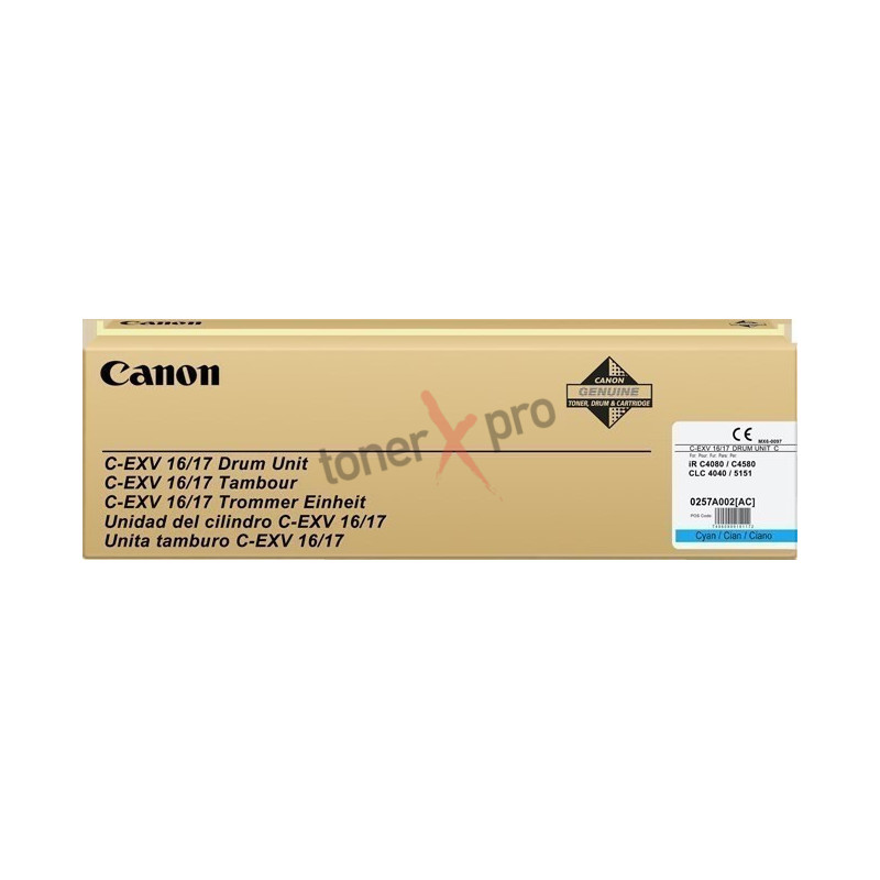 CANON DRUM UNIT CYAN IMAGERUNNER C4080 ORIGINAL 0257B002 CEXV16 CEXV17 CANON DRUM UNIT CYAN IMAGERUNNER C4080 ORIGINAL 0257B002 CEXV16 CEXV17