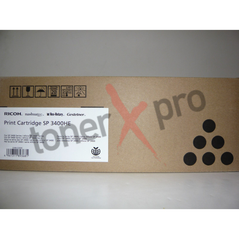 RICOH TONER SP3400N ORIGINAL 406522 SP 3400HE