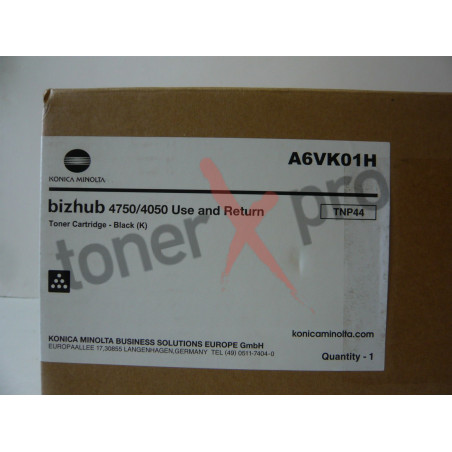 MINOLTA TONER RETURN BIZHUB 4750 ORIGINAL TNP44 A6VK01H