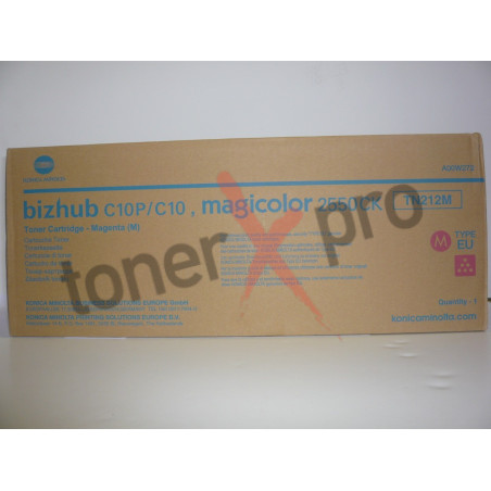 MINOLTA TONER MAGENTA BIZHUB C10P ORIGINAL TN212M AO0W272