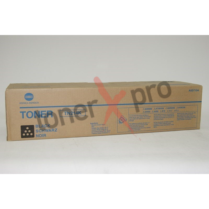 MINOLTA TONER BLACK BIZHUB C200 ORIGINAL TN214 TN214K AOD7154 MINOLTA TONER BLACK BIZHUB C200 ORIGINAL TN214 TN214K AOD7154