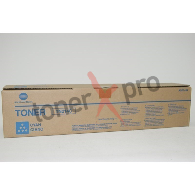 MINOLTA TONER CYAN BIZHUB C200 ORIGINAL TN214 TN214C AOD7454 MINOLTA TONER CYAN BIZHUB C200 ORIGINAL TN214 TN214C AOD7454