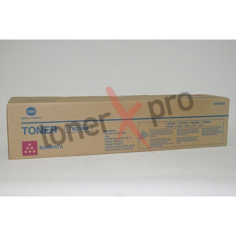 MINOLTA TONER MAGENTA BIZHUB C200 ORIGINAL TN214 TN214M AOD7354 MINOLTA TONER MAGENTA BIZHUB C200 ORIGINAL TN214 TN214M AOD7354