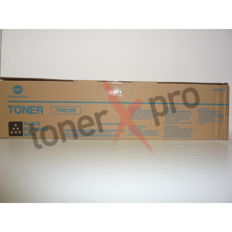 MINOLTA TONER BLACK BIZHUB C203 ORIGINAL TN213 TN213K AOD7152