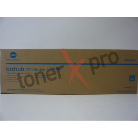 MINOLTA TONER CYAN BIZHUB C20P ORIGINAL TN318C AODK453
