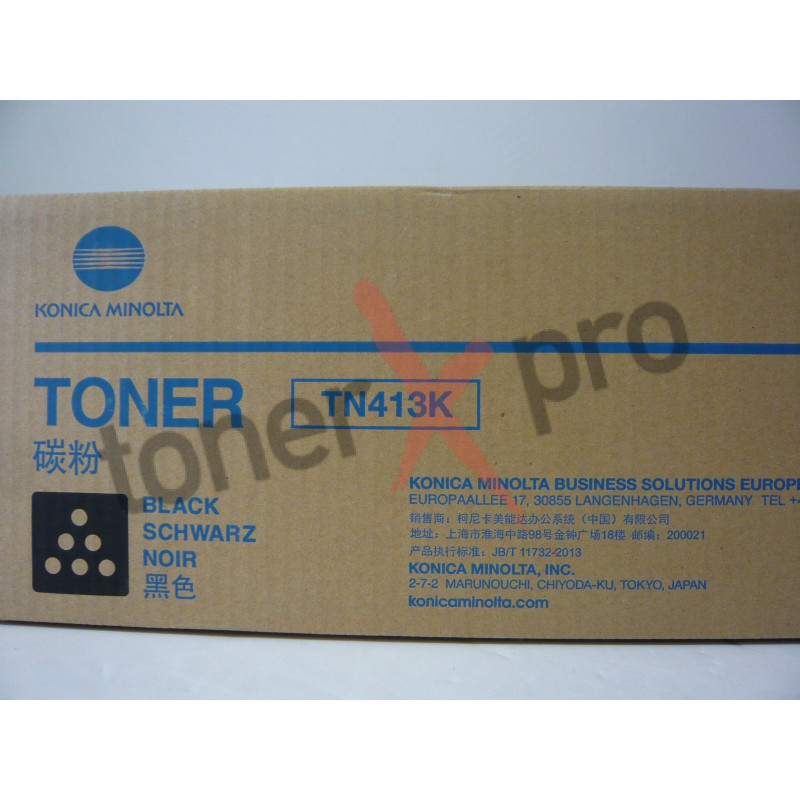 MINOLTA TONER BLACK BIZHUB C452 ORIGINAL TN413 TN413K A0TM151