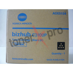 MINOLTA TONER BLACK BIZHUB C3100 ORIGINAL TNP50K A0X5154