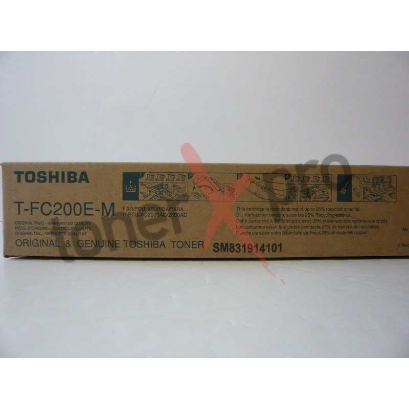 TOSHIBA TONER MAGENTA E STUDIO 2000AC ORIGINAL TFC200 TFC200EM TOSHIBA TONER MAGENTA E STUDIO 2000AC ORIGINAL TFC200 TFC200EM