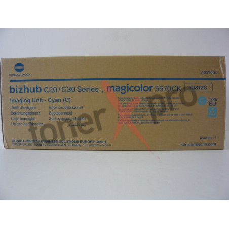 MINOLTA DRUM UNIT CYAN BIZHUB C20 ORIGINAL AO310GJ IU312C